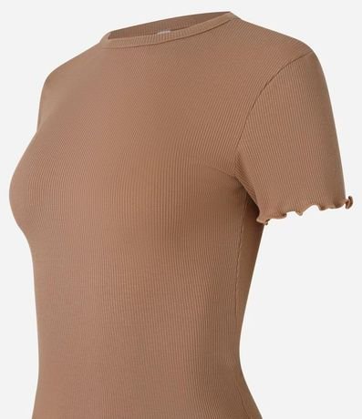 Blusa Manga Corta con Cuello Redondo 5