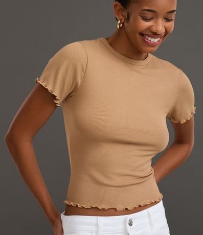 Blusa Manga Corta con Cuello Redondo 3