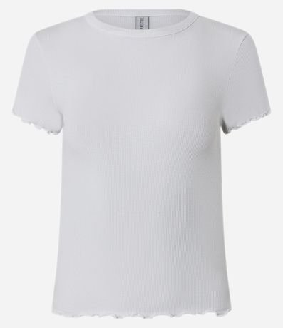 Blusa Manga Corta con Cuello Redondo 4