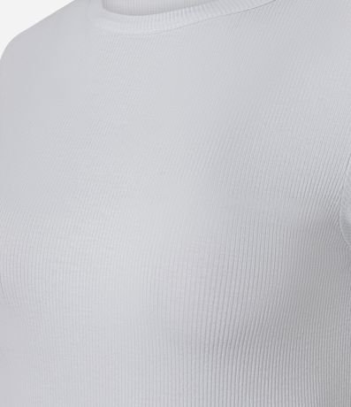 Blusa Manga Corta con Cuello Redondo 5