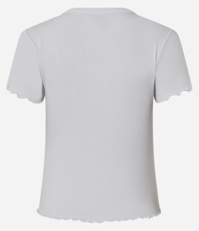 Blusa Manga Corta con Cuello Redondo 6