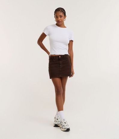 Blusa Manga Corta con Cuello Redondo 2