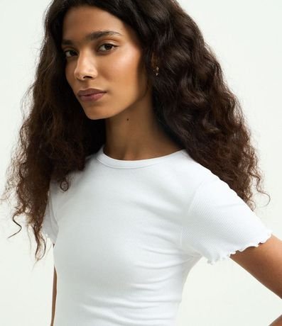 Blusa Manga Corta con Cuello Redondo 4