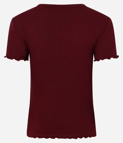 Blusa Manga Corta con Cuello Redondo 7