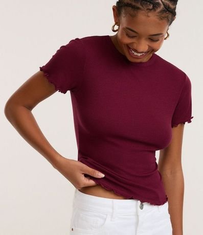 Blusa Manga Corta con Cuello Redondo 3