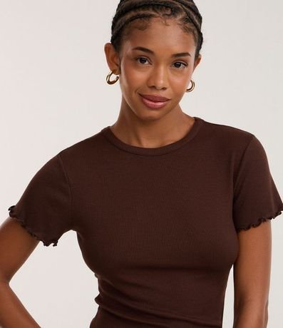 Blusa Manga Corta con Cuello Redondo 6