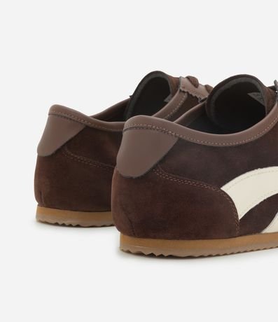 Championes Chutera en PU con Suela Flat y Efecto Gamuza 4