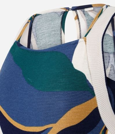 Mono sin Mangas con Estampado Abstracta 2