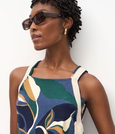 Mono sin Mangas con Estampado Abstracta 3