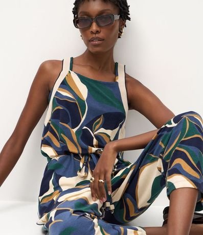 Mono sin Mangas con Estampado Abstracta 4