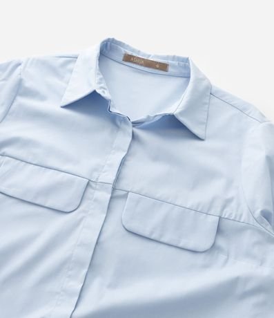 Camisa en Tricolina con Bolsillos Fake Curve & Plus Size 7