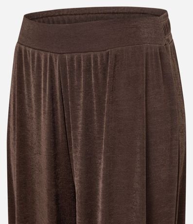 Pantalón Aladim con Leve Brillo y Cintura Ancha 6