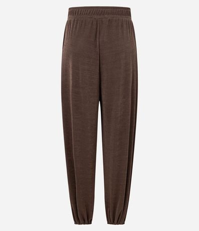 Pantalón Aladim con Leve Brillo y Cintura Ancha 7