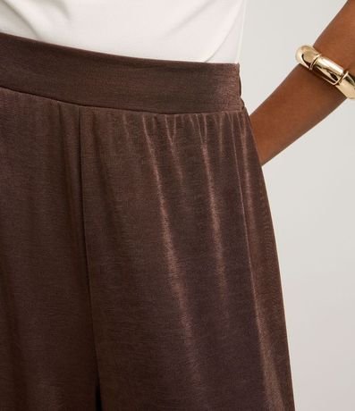 Pantalón Aladim con Leve Brillo y Cintura Ancha 4