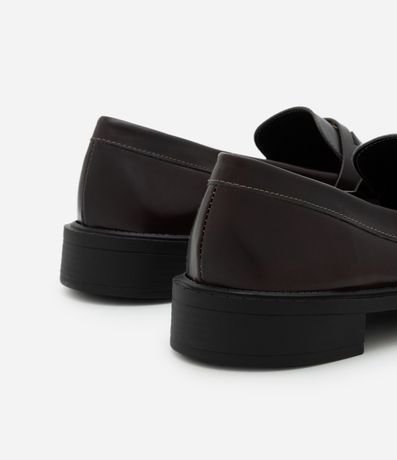 Mocasín de PU con Adorno de Moneda 4