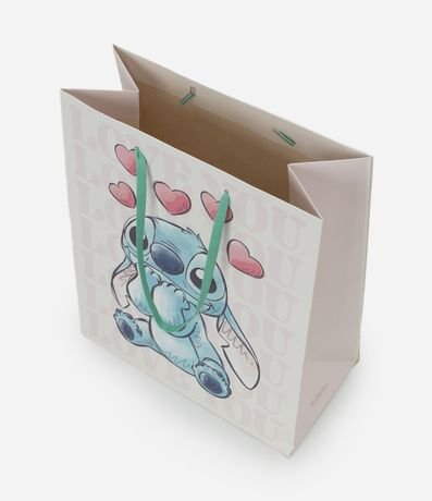 Bolsa Mediana con Correa Plana y Estampa de Stitch 3
