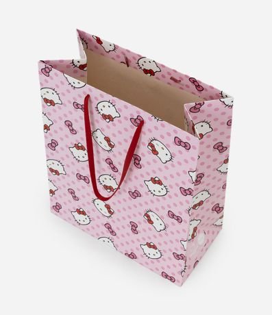 Bolsa de Papel Mediana con Correa Plana Hello Kitty 3