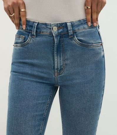 Pantalón Skinny en Jeans con Ruedo Plegado 4
