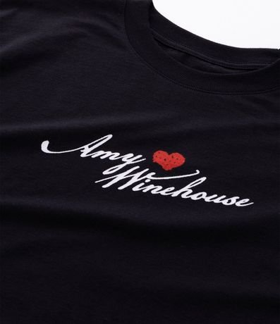 Remera Boxy con Estampado Amy Winehouse 13