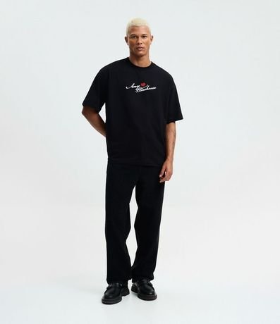 Remera Boxy con Estampado Amy Winehouse 3