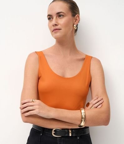 Blusa Musculosa en Poliamida con Escote U 2