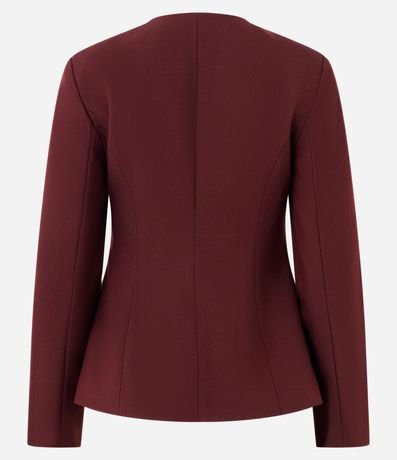 Blazer de Sastrería Estructurada en Crepe 8