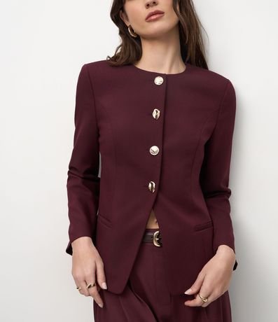 Blazer de Sastrería Estructurada en Crepe 5