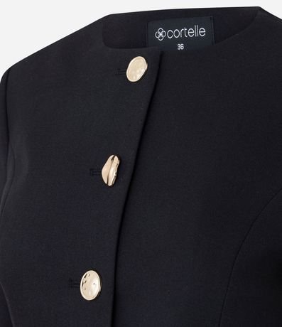 Blazer de Sastrería Estructurada en Crepe 6