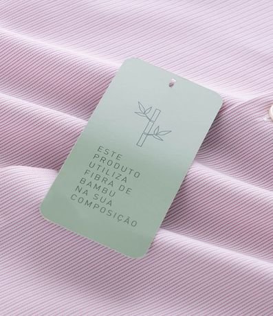 Camisa con Fibra de Bambú Maquinetada con Rayas 6