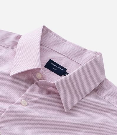Camisa con Fibra de Bambú Maquinetada con Rayas 9