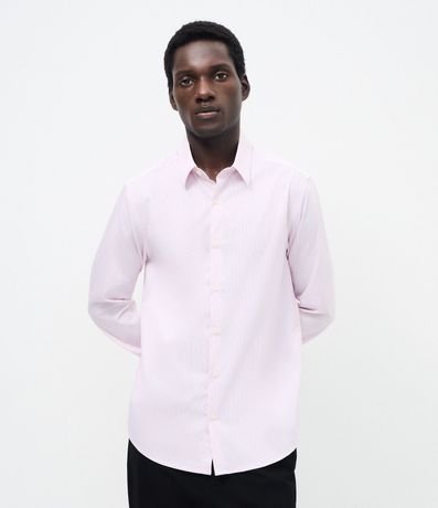 Camisa con Fibra de Bambú Maquinetada con Rayas 3
