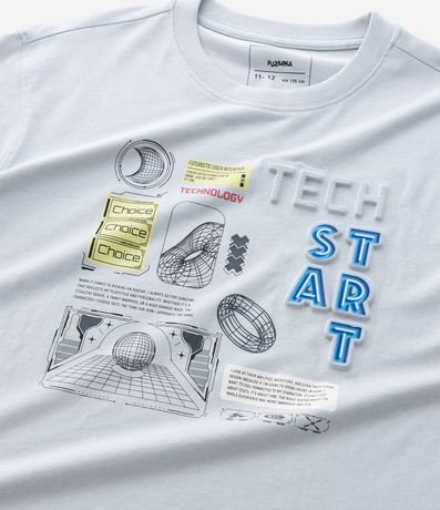 Remera Infantil en Interlock con Lettering Tech Start – Talle 5 a 14 años 6