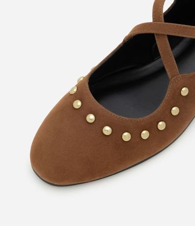 Zapatilla Boho en Algodón con Tachuelas Metálicas 6