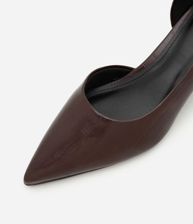 Zapato Tacones en PU con Punta Fina y Salto Mediano 4