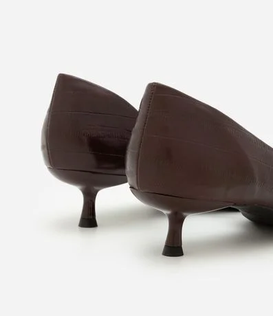 Zapato Tacones en PU con Punta Fina y Salto Mediano 5