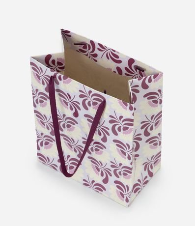 Bolsa de Regalo Pequeña con Estampado Floral 3