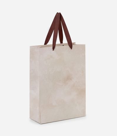 Bolsa de Regalo Pequeña con Asa Doble Contrastante