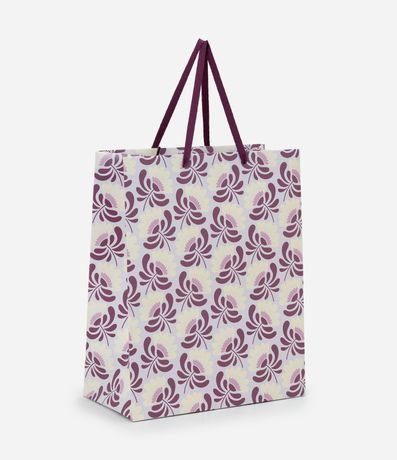 Embalaje de Regalo Mediana con Estampa Floral