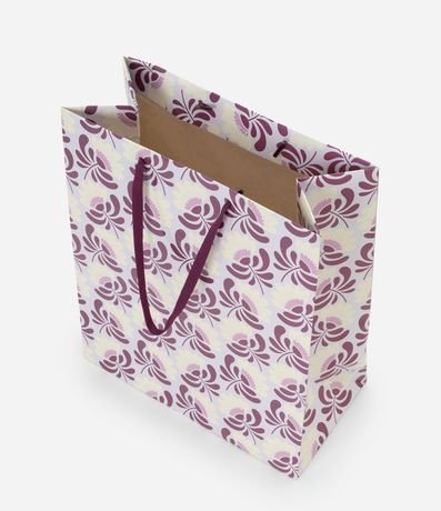 Embalaje de Regalo Mediana con Estampa Floral 3