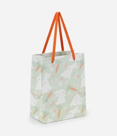 Bolsa de Regalo Pequeña con Estampa de Conejitos