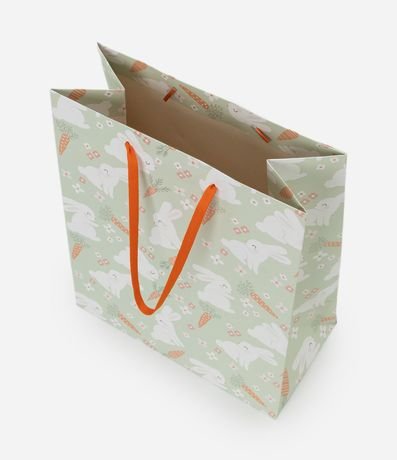 Bolsa de Regalo Mediana con Estampa de Conejitos 3