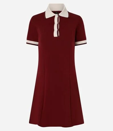 Vestido Sportcore Corto en Algodón con Contrastes 5