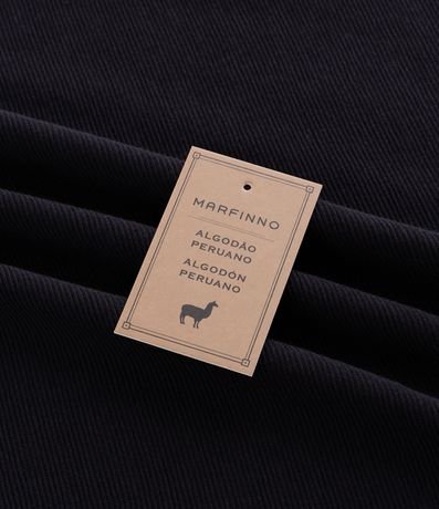 Remera en Algodón Peruano con Cuello Padre 6