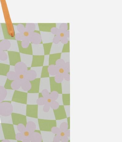 Bolsa de Regalo Mediana con Estampa de Cuadros 2