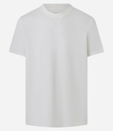 Remera Comfort en Algodón con Textura 2