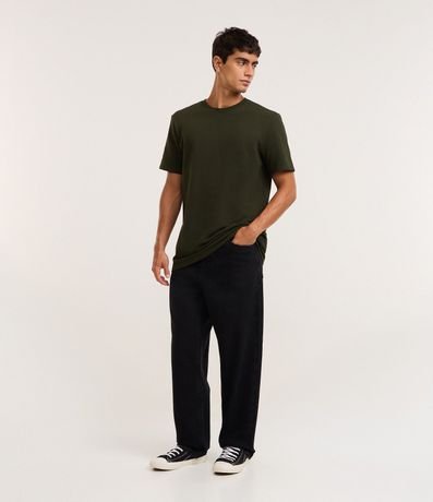 Remera Comfort en Algodón con Textura 2