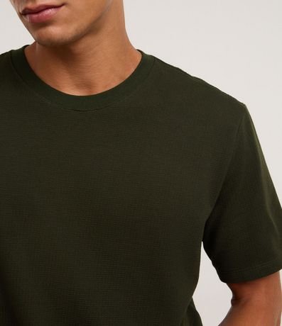 Remera Comfort en Algodón con Textura 3