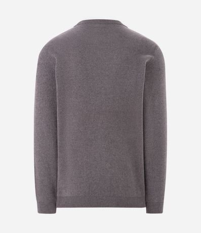 Suéter Básico en Fleece con Felpa Texturizado 5