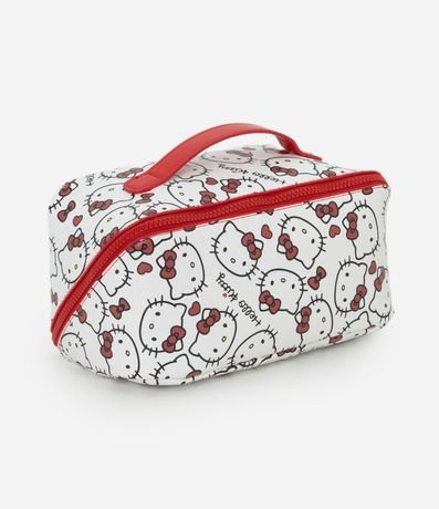 Neceser Baul en PU con Estampa de Hello Kitty