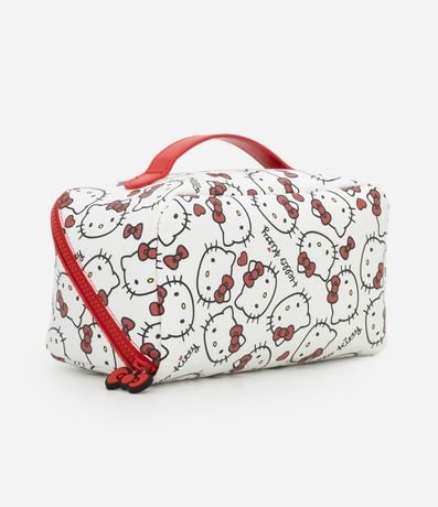 Neceser Baul en PU con Estampa de Hello Kitty 3